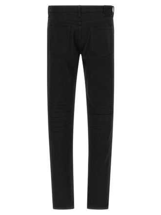Tom Ford Garment-Dyed Selvedge Stretch Jeans - Black