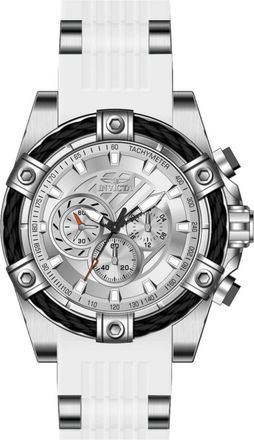 Invicta Bolt 50601 Herenhorloge - Quartz Uurwerk - Roestvrij Staal met Zilveren Wijzerplaat - 52 mm