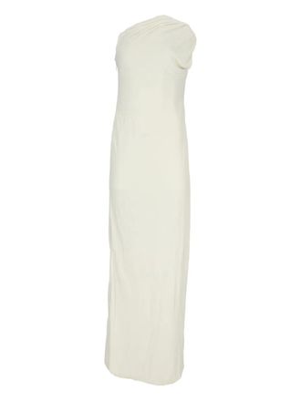 Tom Ford draped one-shoulder maxi dress - Beige