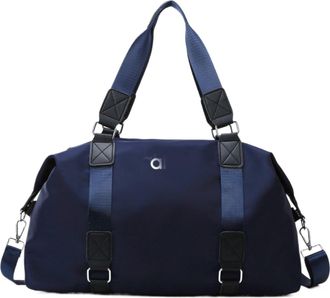 Generic Large Gym Bag with Wet Dry Compartment | Sport Duffel,Compatible For Women Men | Travel Tote(DEEP BLUE)