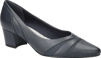 Easy Street Lizbeth Block Heel Pump in Navy-Lamy at Nordstrom, Size 6.5