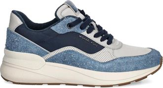 Michael Kors Sneakers Trevor con inserto in denim - Blu