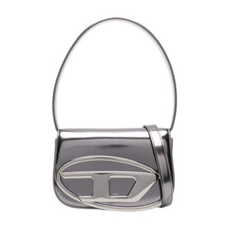 Diesel Handbags, female, Gray, Size: ONE SIZE 1DR Shoulder Bag