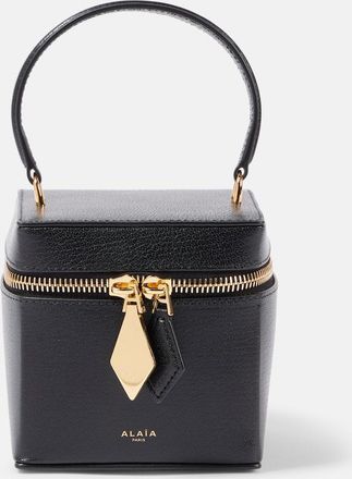 Alaia Cube leather vanity bag