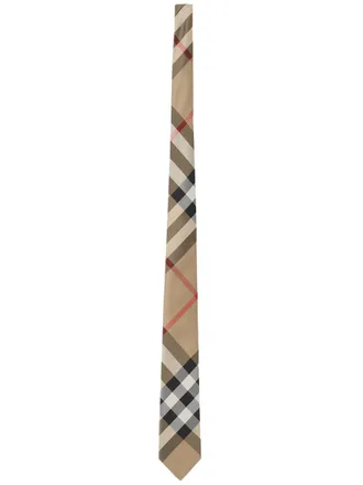 Burberry Silk Check Tie