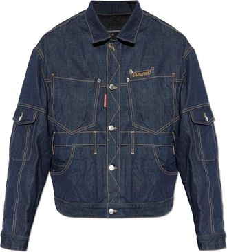 Dsquared2 Denim jas - Heren - Spijkerjassen - Blauw - XL - Denim - Jassen