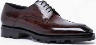 Santoni Mens Hank Loafers In Dark Brown