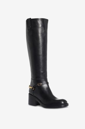 Chlo&eacute; Stiefel mit Blockabsatz aus Leder Dakota