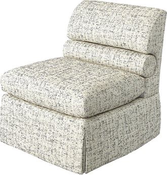 Global Views Ashley Childers For Global Views Bolster Slipper Chair