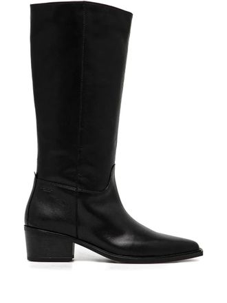 Vagabond Stivali Kelsey in pelle a punta 40mm - Nero