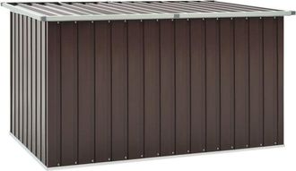vidaXL Caja de almacenamiento de jardín marrón 171x99x93 cm Vidaxl