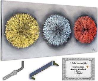 OEM Monica Mirafiori I 100% Pintado A Mano I Profundidad De Pintura 140x70cm Cuadro Pintado A Mano Pintura Acr&iacute;lica Cuadro Acr&iacute;lico De Gran Tama&ntilde;o I Arte 