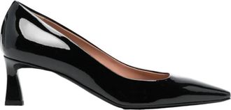Pollini Dames Decollete Schoenen van Synthetisch Leer - Dames - Pumps - Zwart - 39 1/2 EU - Leer - Schoenen