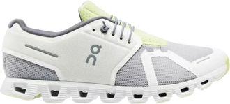 On On Cloud 5 Push Running Shoe in Undyed White/Glacier Mesh Men