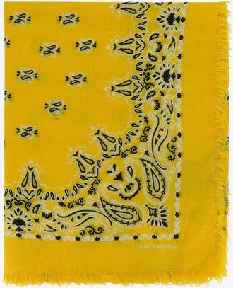 Saint Laurent Halstuch aus Modal und Kaschmir Bandana Large