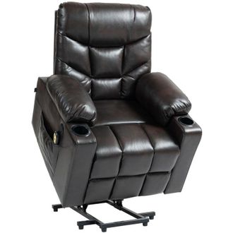 Clp Sill&oacute;n Andover Simil Cuero Marr&oacute;n