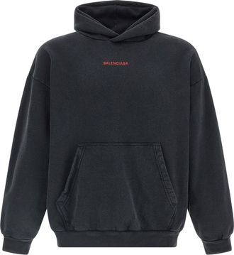 Balenciaga Balenciaga Back Felpe Nero-Uomo