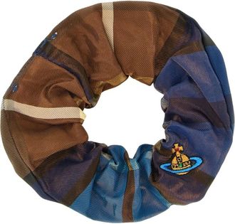 Vivienne Westwood Foulard Scrunchie Tartan - - Accessories - Donna - Multicolore - ONE SIZE