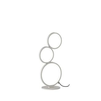 Trio Leuchten Lampada Tavolo Scrivania Led 3 Cerchi Bianco Luce Variabile Rondo Gd Trio