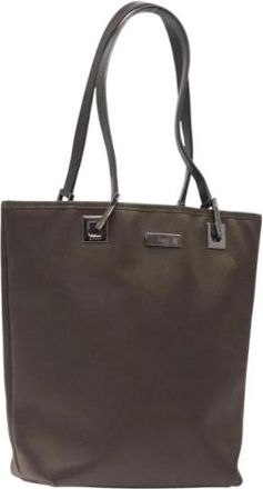 Gucci Pre-owned Satin gucci-bags - Dames - Vintage Shopper - Bruin - ONE Size - Leer - Vintage