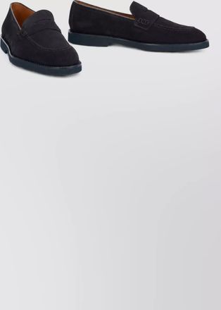 Doucal's suede monk shoes