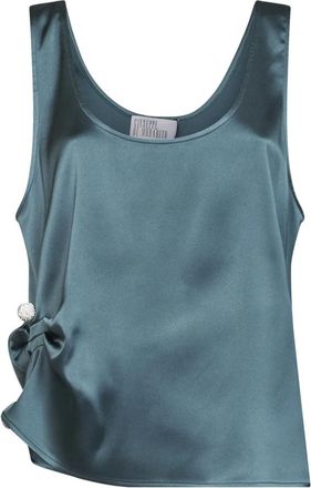 Giuseppe Di Morabito Tops, Dames, Blauw, XL, Sleeveless Tops
