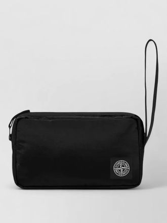 Stone Island coated nylon clutch bag