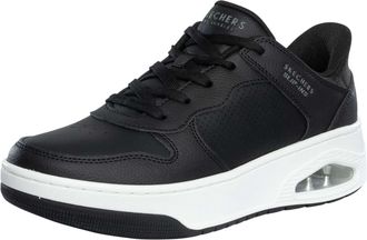 Skechers Mens Uno Court-Acacia Hands Free Slip-ins Sneaker, Black, 7.5 UK