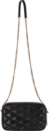 Saint Laurent Black Quilted Crossbody Bag