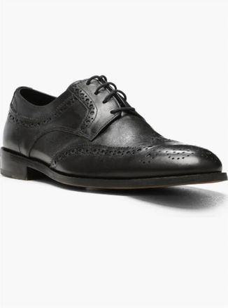 Donald J Pliner Mens Damien Leather Wingtip Derby In Black