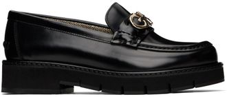 Ferragamo Black Ofelia Loafers