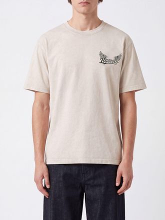 Barrow Graphic Print Cotton T-Shirt with Crew Neck