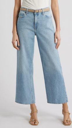 Nordstrom Everly High Waist Wide Leg Jeans in Lenora Wash at Nordstrom, Size 24