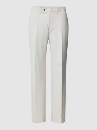 Christian Berg Anzughose mit Karomuster in Beige, Größe 25