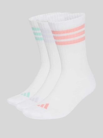 adidas Socken aus Baumwoll-Mix im 3er-Pack in Weiss, Gr&ouml;&szlig;e 34-36