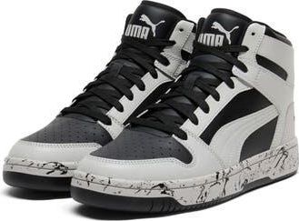 Puma Rebound Layup High Top Sneaker in Puma Black-Cool Light Gray at Nordstrom Rack, Size 10.5