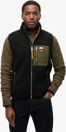 Superdry Steppweste »VINTAGE RETRO FLEECE GILET«