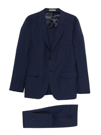 Corneliani Single-breasted blue suit