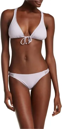 L*Space Solid Sly Bikini Bottom In Amethyst