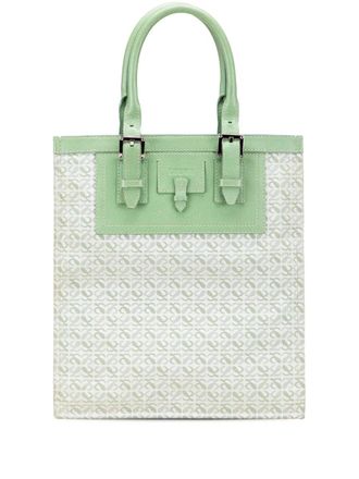 Loewe 2007 Anagram Canvas tote bag - women - Canvas - One Size - Green