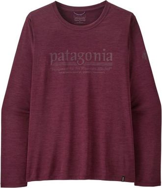 Patagonia L/S Capilene Cool Daily Shirt Funktionsshirt f&uuml;r Damen | rot