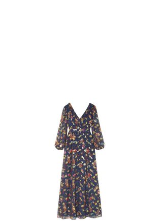 Rachel Zoe Annabel fil coup&eacute; silk-blend maxi dress. Size XS