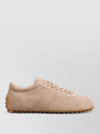 Tod's suede panelled low-top sneakers