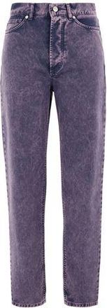 8 by YOOX ORGANIC COTTON CROPPED TAPERED JEAN