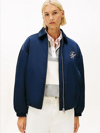 Tommy Hilfiger Cazadora acolchada de sat&eacute;n repelente al agua