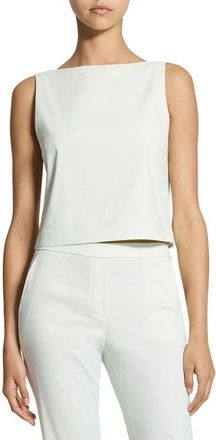 Theory Boat Neck Sleeveless Shell in Light Sea Glass at Nordstrom, Size 00