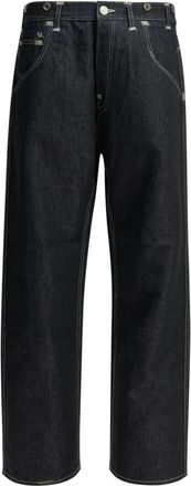Junya Watanabe 5-Pocket Werkkleding Wijde Pijpen Jeans - Heren - Regular Fit Jeans - Blauw - XL - Denim - Jeans