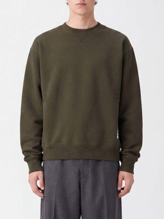 Jil Sander Crewneck Cotton Sweatshirt with Elasticated Cuffs and Hem