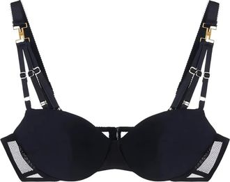 Elisabetta Franchi elastic-straps bra - Black