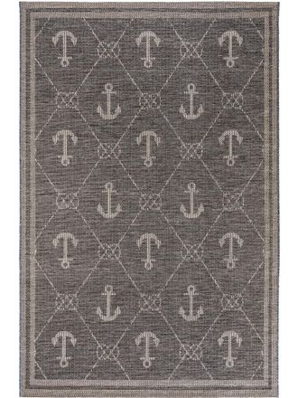 benuta Alfombra de exterior & interior azul 200x285